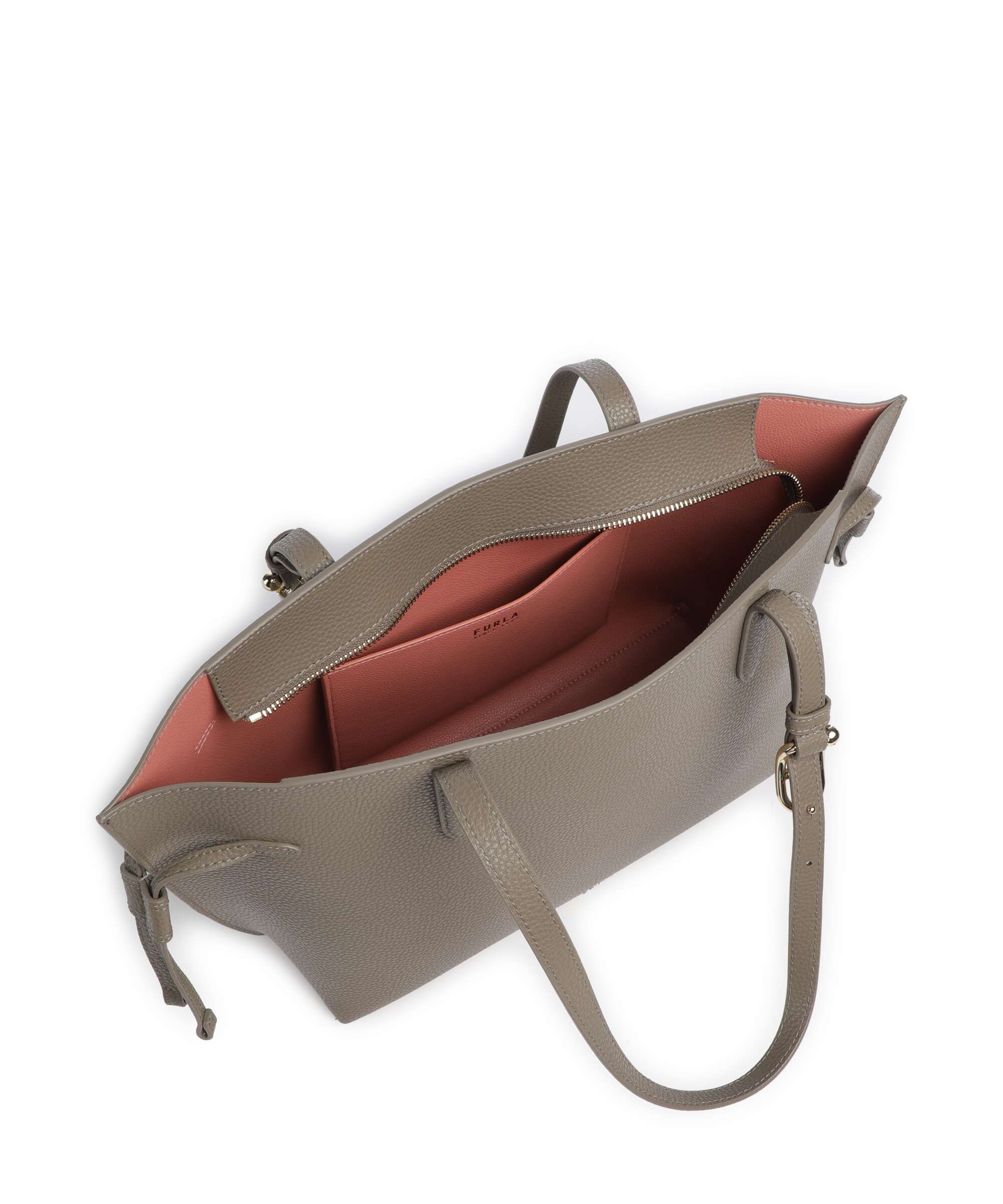 Furla Ava M Tote bag muddy gray/rosewood