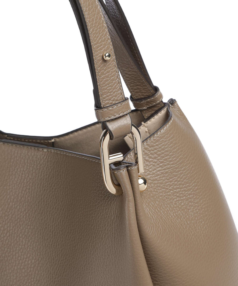 Furla Nuvola L Hobo bag muddy gray