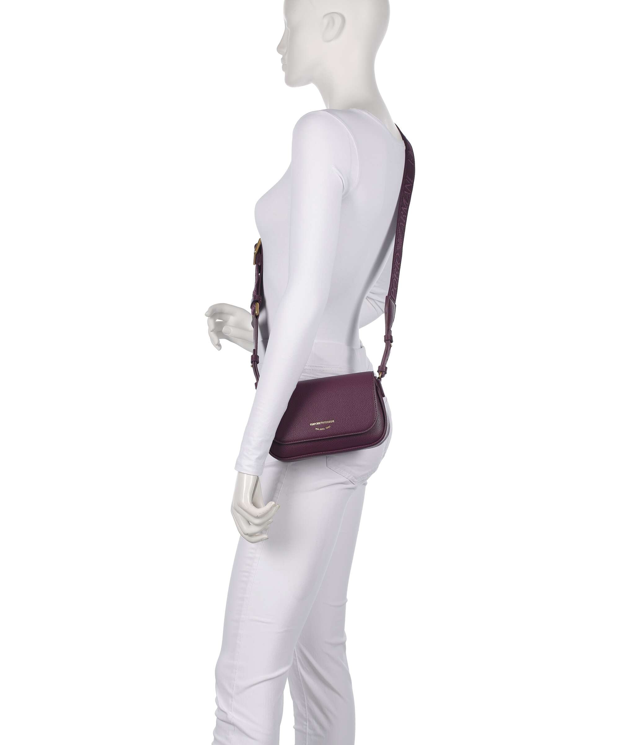 Emporio Armani Lilly Crossbody bag aubergine/foliage