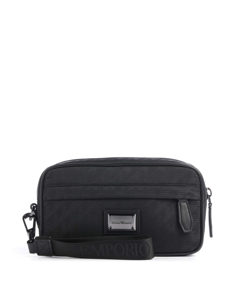 Emporio Armani Eagle All Over Toiletry bag black beauty