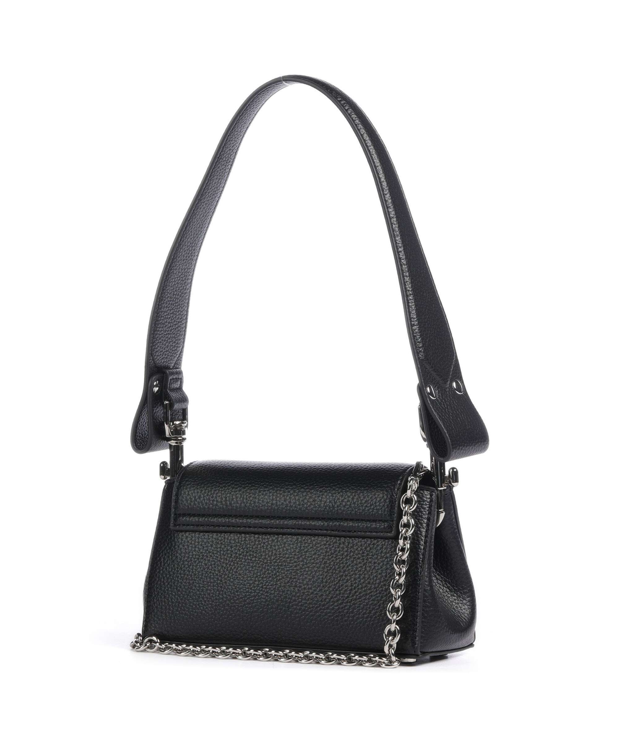 Vivienne Westwood Hazel Re-Vegan Grain Small Shoulder bag black