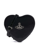 Vivienne Westwood Louise Heart Shiny Patent Torba przez ramię black