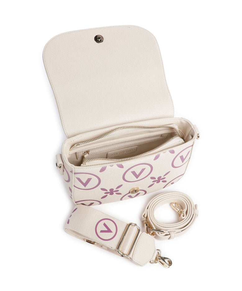 Valentino Bags Samba Re Print Crossbody bag ecru/rosa