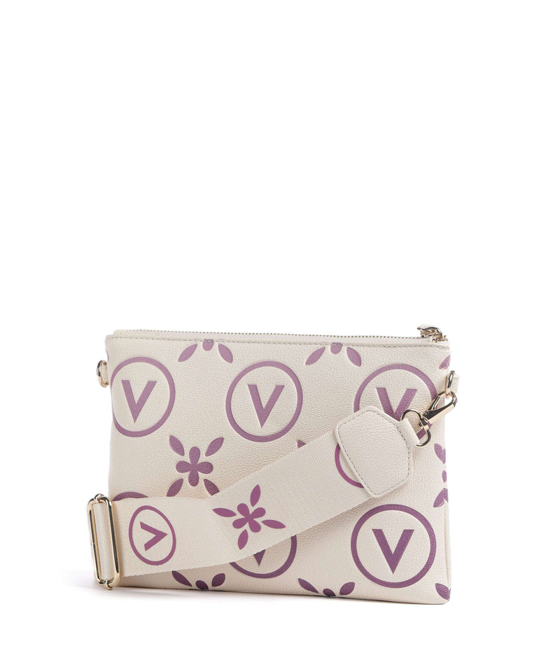 Valentino Bags Samba Re Print Crossbody bag ecru/rosa