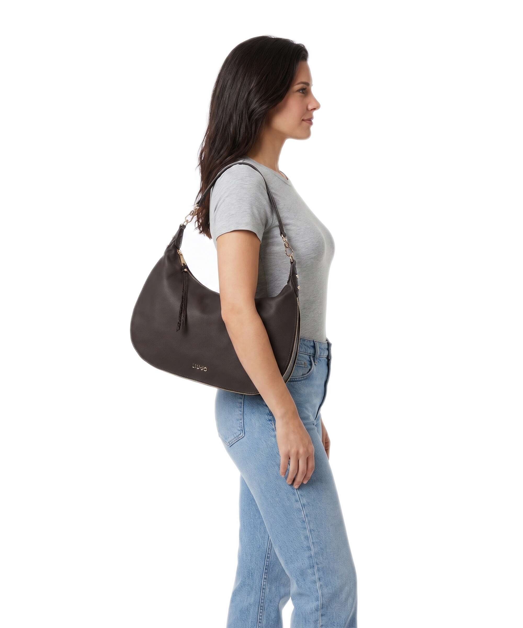 Liu Jo Kaliska L Hobo bag deep brown