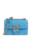 Pinko Love One Mini Torba na ramię azzurro dresda/antique gold