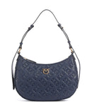 Pinko Half Moon Mini Torba na ramię blu indaco ombroso/antique gold