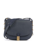 Pinko Saddle Classic Torba przez ramię blu indaco ombroso/antique gold