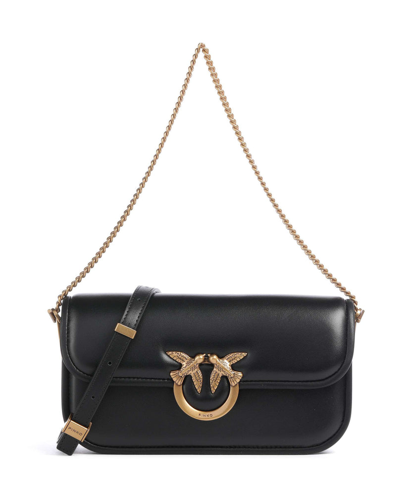 Pinko Love Box Horizontal Shoulder bag nero/antique gold