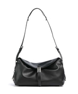 Pinko Saddle Torba na ramię nero limousine/matt silver