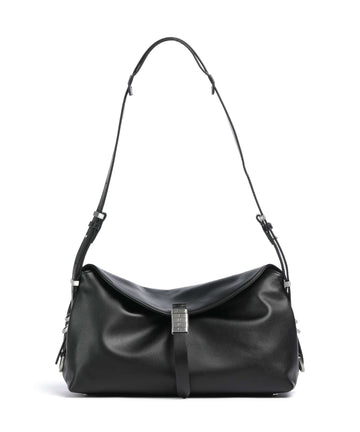 Pinko Saddle Torba na ramię nero limousine/matt silver