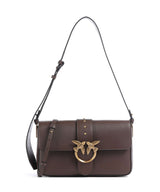 Pinko Love One Classic Slouchy Torba na ramię marrone castano/antique gold