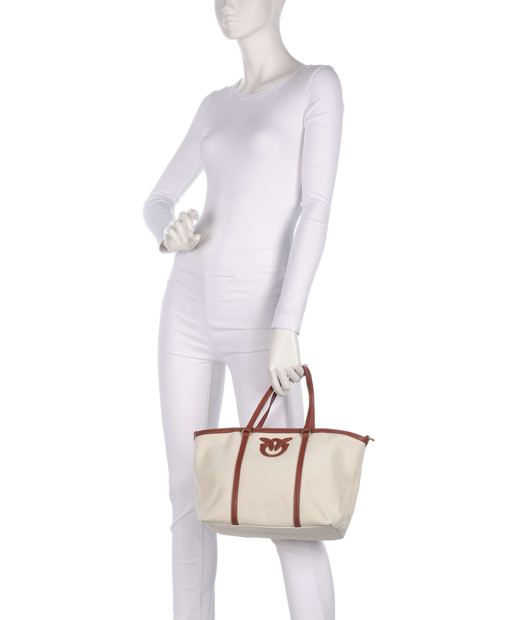 Pinko Handbag beige/marrone/antique gold