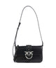 Pinko Love One Mini Slouchy Torba na ramię nero limousine/matt silver