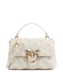 Pinko Love Lady Puff Mini Torebka bianco seta/antique gold