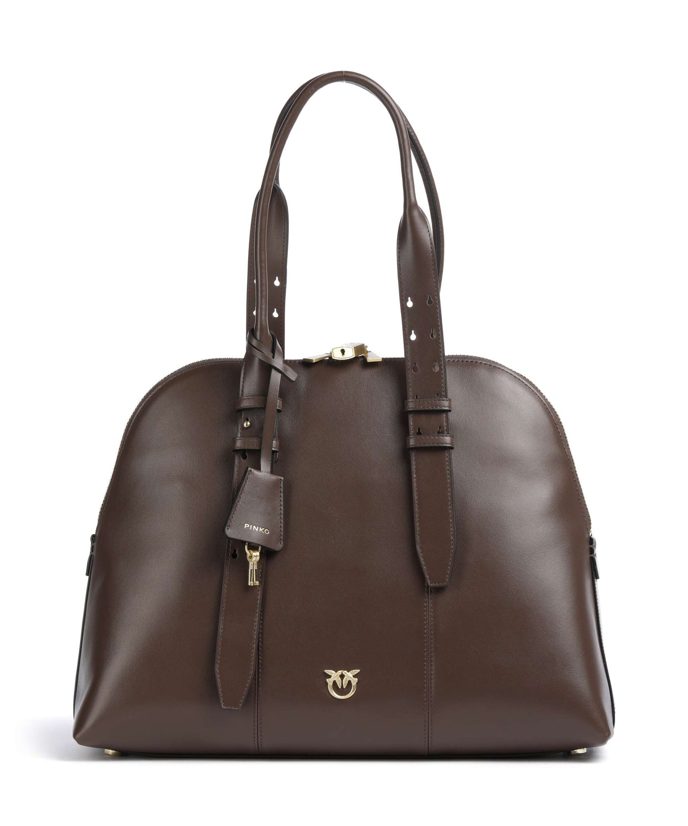 Pinko Handbag marrone castano/matt gold