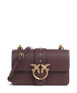 Pinko Love One Mini Torba przez ramię cioccolato amaro/antique gold