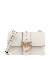 Pinko Love One Mini Torba przez ramię bianco seta/antique gold