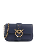 Pinko Love One Pocket Portfel blu indaco ombroso/antique gold