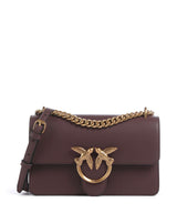 Pinko Love One Mini Torba na ramię cioccolato amaro/antique gold