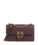 Pinko Love One Classic Torba na ramię cioccolato amaro/antique gold