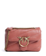 Pinko Love Puff Baby Torba na ramię marrone aragona/antique gold