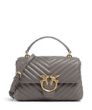 Pinko Love Lady Puff Mini Torebka grigio asfalto/antique gold