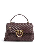 Pinko Love Lady Puff Mini Torebka cioccolato amaro/antique gold