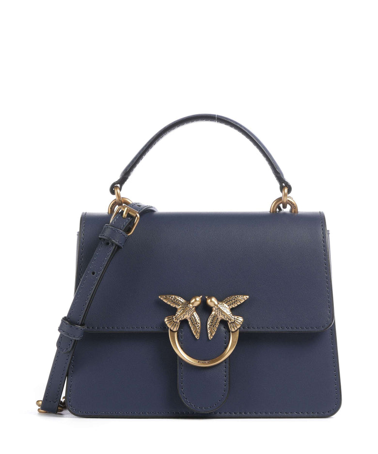 Pinko Love One Mini Handbag blu indaco ombroso/antique gold
