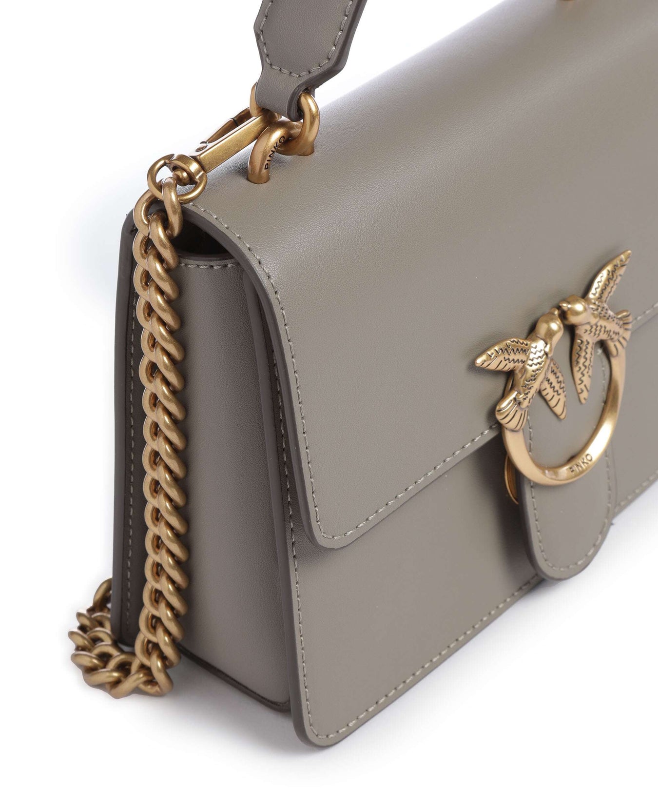 Pinko Love One Mini Crossbody bag noce/antique gold