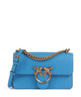 Pinko Love One Mini Torba na ramię azzurro dresda/antique gold