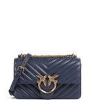 Pinko Love One Mini Torba na ramię blu indaco ombroso/antique gold