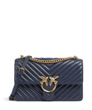 Pinko Love One Classic Torba na ramię blu indaco ombroso/antique gold