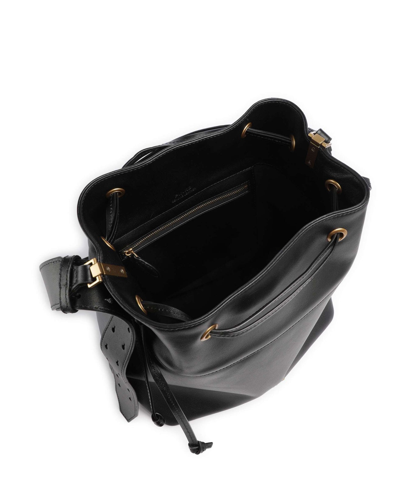 Pinko Secchiello Classic Bucket bag nero/antique gold