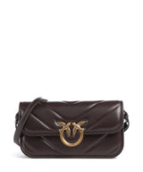 Pinko Love Box Horizontal Torba na ramię rosso mogano/antique gold