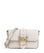 Pinko Love One Mini Slouchy Charms Crossbody bag bianco seta/antique gold
