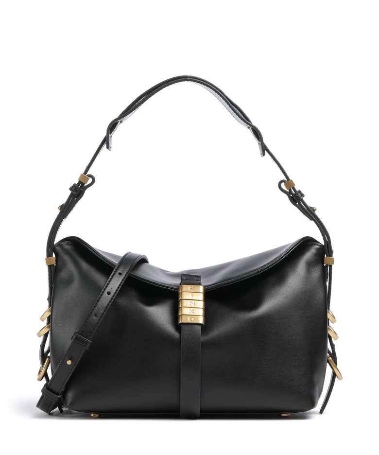 Pinko Saddle Horizontal Mini Shoulder bag nero/antique gold