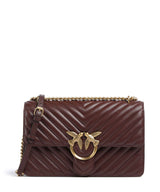 Pinko Love One Classic Torba na ramię rosso vino/antique gold