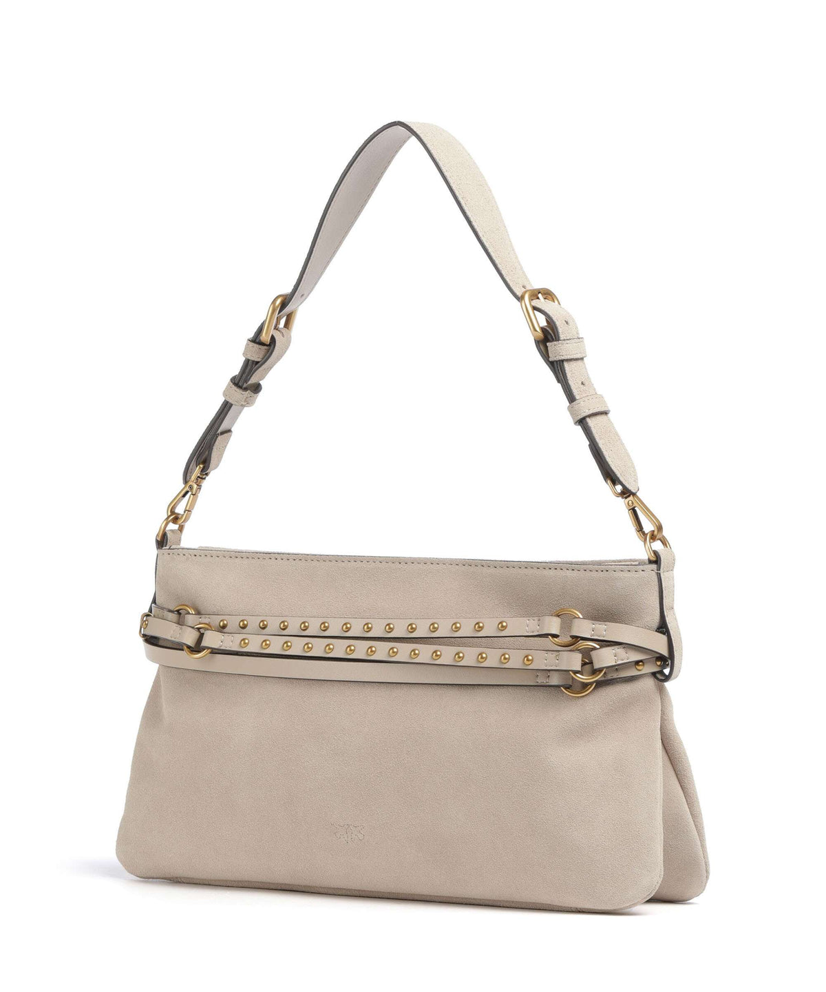 Pinko Belt Classic Shoulder bag beige/grigio fumo/antique gold