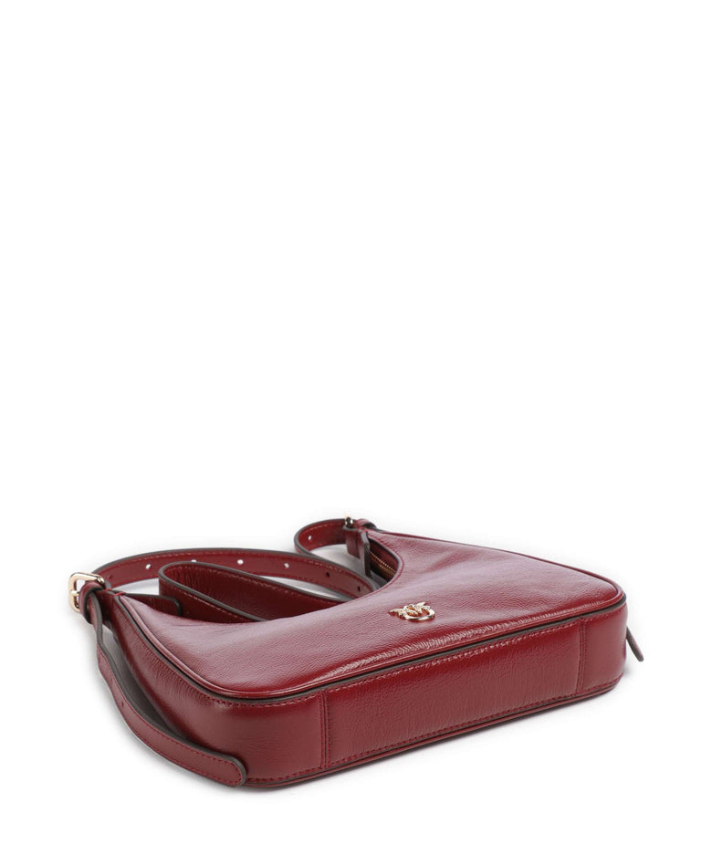 Pinko Miss Pinko Mini Shoulder bag rosso scuro/gold mordore