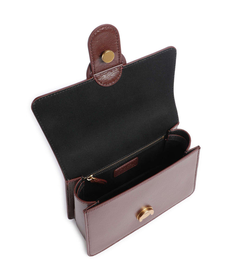 Pinko Love One Mini Handbag burgundy wine
