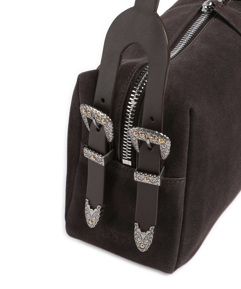 Pinko 24 Classic Shoulder bag marrone/chicco di caffe/old silver