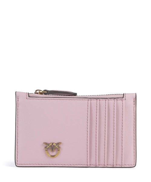 Pinko Airone Credit card holder rosa chiaro/antique gold