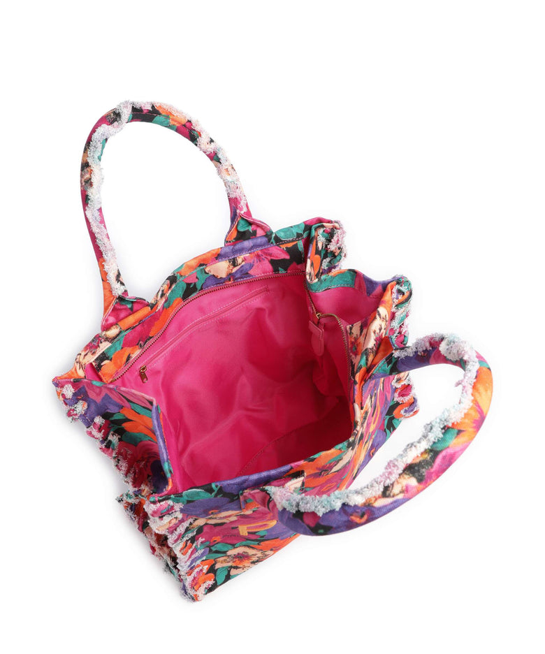 Pinko Beach Handbag fuxia/multicolor/antique gold