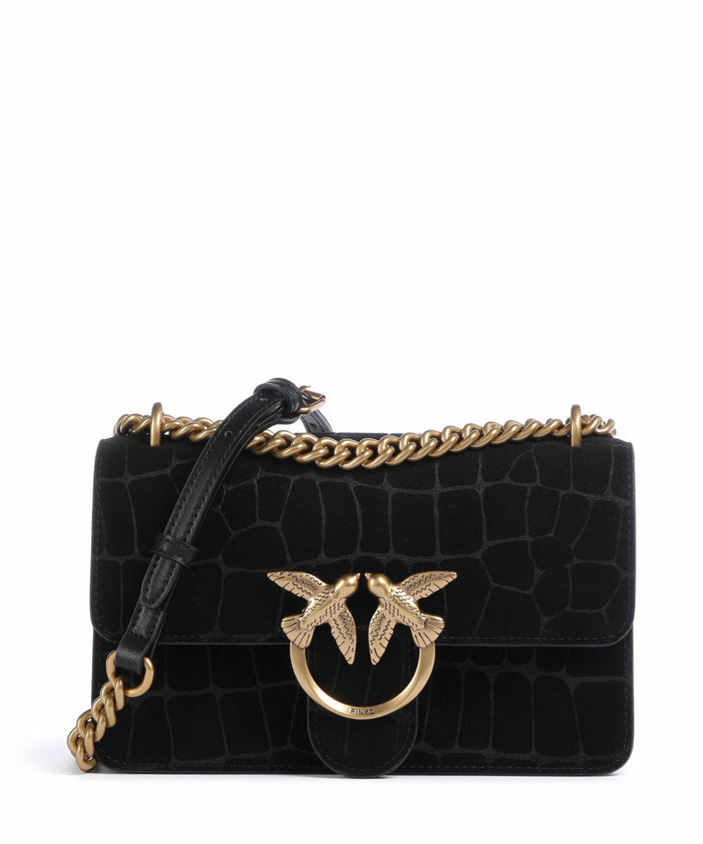 Pinko Love One Mini Shoulder bag nero/antique gold