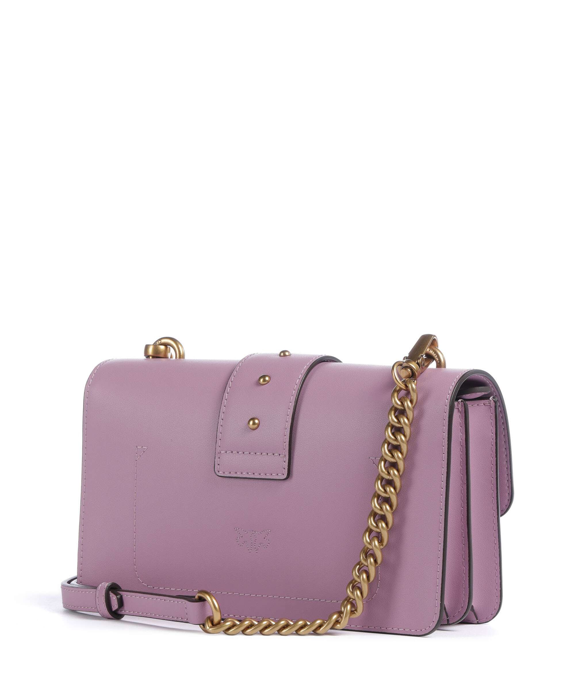 Pinko Love One Mini Crossbody bag lilla/antique gold