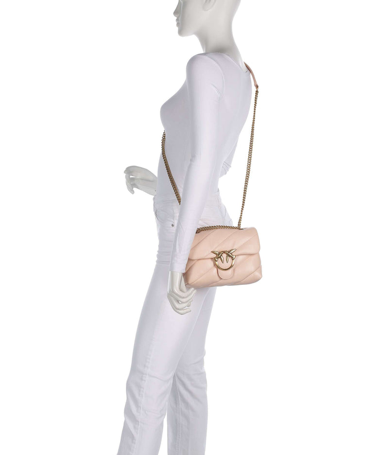 Pinko Love Puff Mini Shoulder bag light pink/antique gold