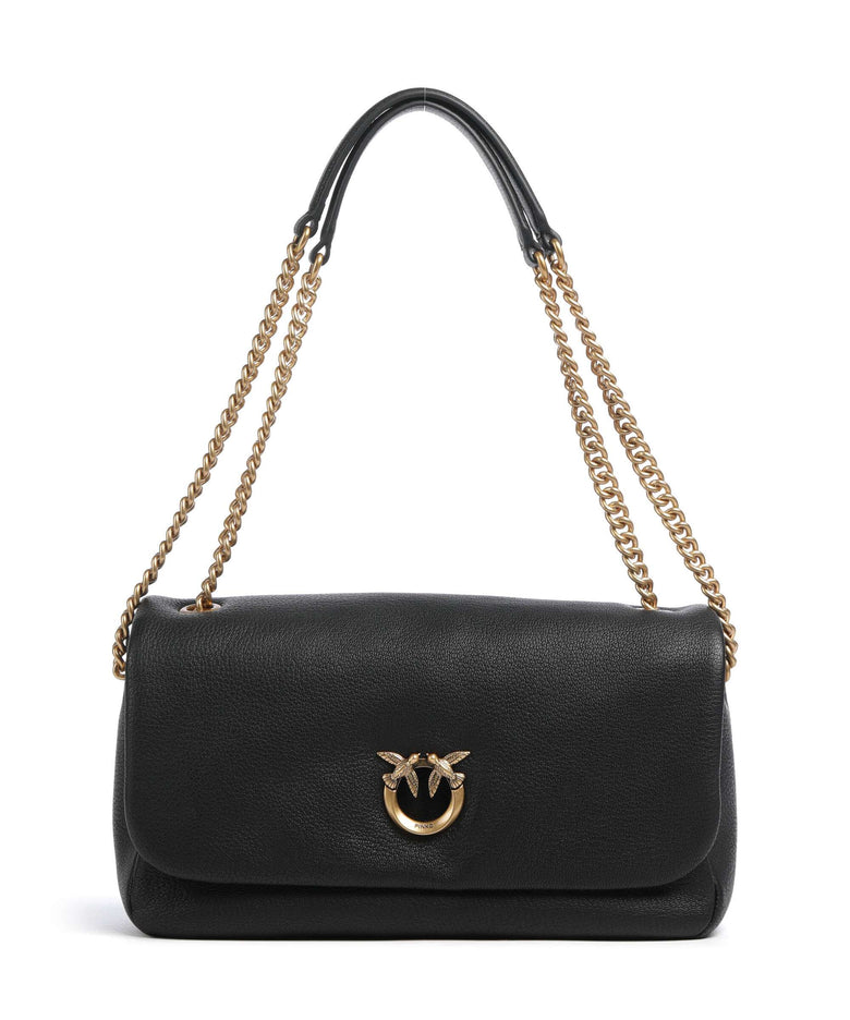 Pinko Click Soft Horizontal Chain Shoulder bag nero/antique gold