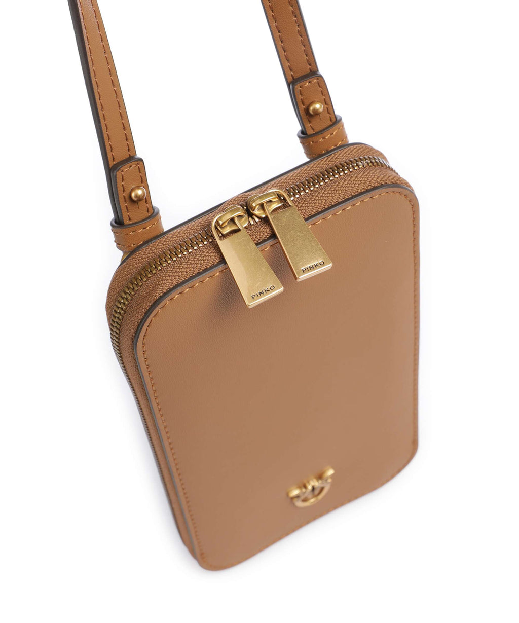 Pinko Phone bag marrone/caramella/antique gold