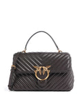 Pinko Love Lady Puff Classic Handbag marrone marasca/antique gold